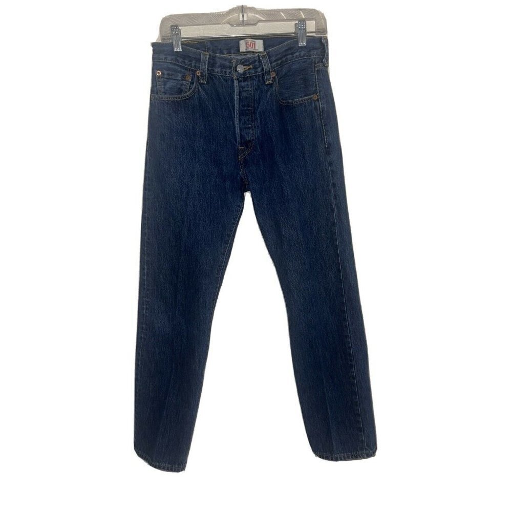 Levi's men's 501 original fit straight leg button D
